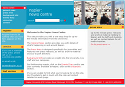 Napier University's News Center